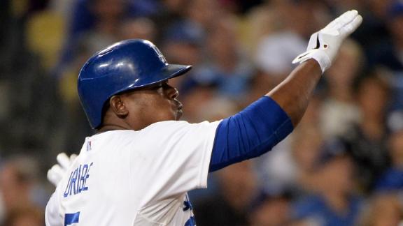 Uribe hits 3 HRs as Dodgers rout D-backs
