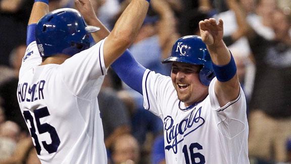 Royals top Indians, tighten wild-card race