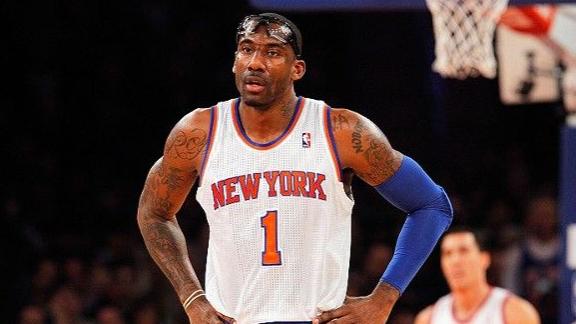 Melo: 'Sad' Amar'e struggling to be healthy