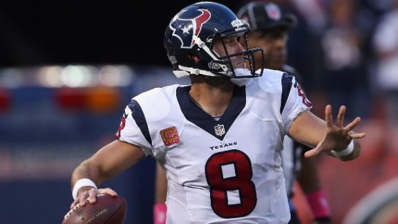 Kubiak: Schaub still QB but 'tough decision'