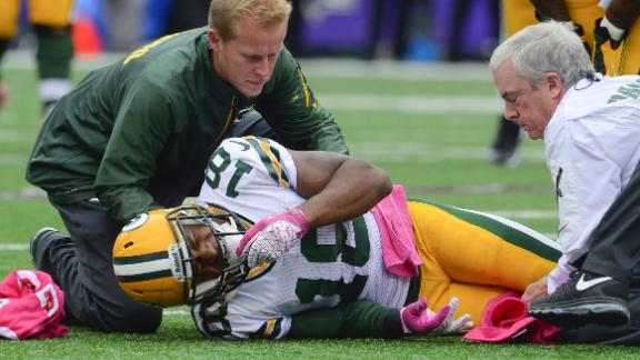 Source: Packers WR Jones has knee sprain