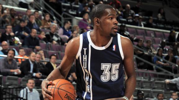 Durant pours in 37 points as Thunder cruise