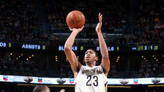 Davis' career game lifts Pelicans vs. Lakers