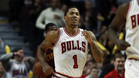 Bulls' Rose day to day with sore hamstring