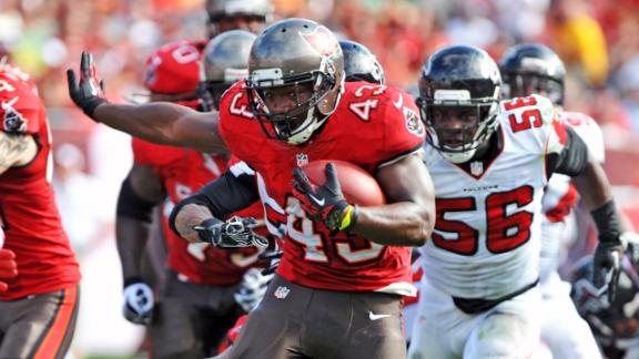 Bucs breathe easy with blowout of Falcons