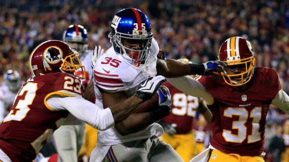 Giants bottle up RG III late to top Redskins
