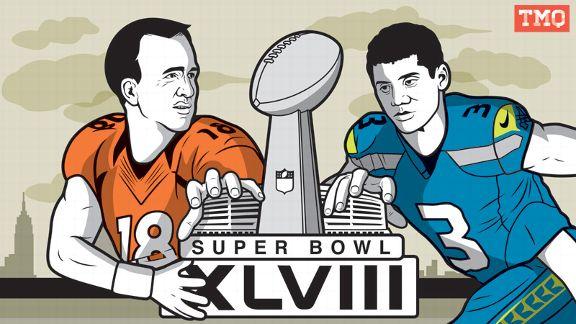 OFFICIAL SUPER BOWL XLVIII PROGRAM (SEAHAWKS VS. BRONCOS, 2014)