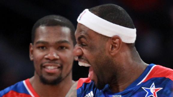 LeBron, Durant early leaders in All-Star voting