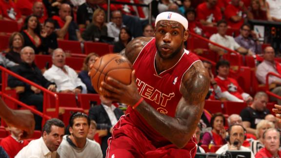 LeBron goes for 30 as Heat run over Jazz