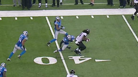 Tucker's 61-yard FG boots Ravens by Lions