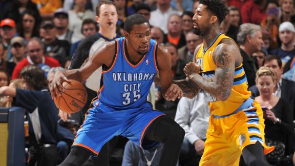 Thunder rattle Nuggets to grab 7th in a row