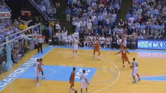 Texas Edges #14 Tar Heels 86-83