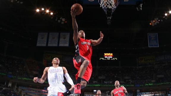 Raptors hand Thunder first home loss of season
