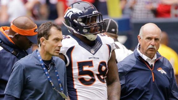 Broncos' Miller to have knee surgery Thu.