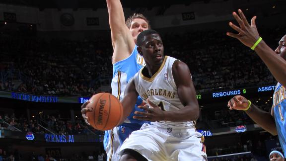Evans shines as Pelicans sail past Nuggets