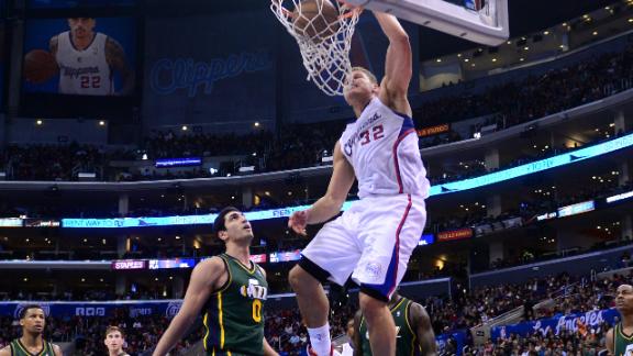 Clippers top Jazz led by Griffin's 40