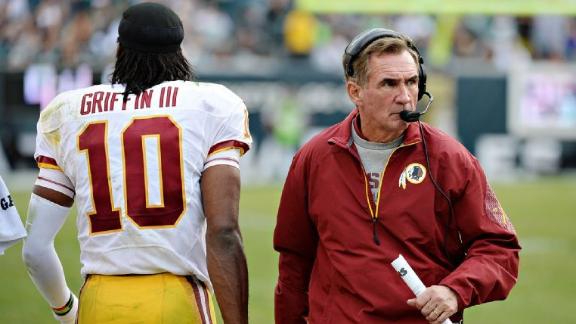 With Shanahan out, GM says he's in control