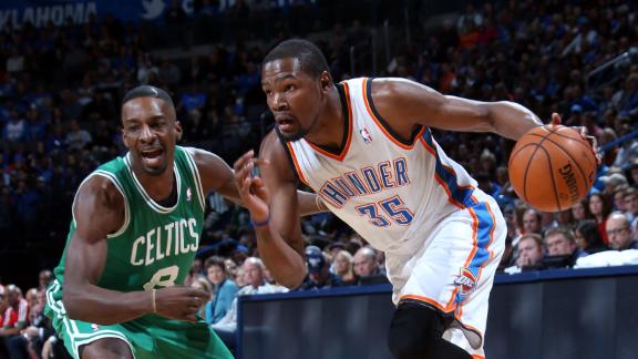 Jackson, Durant lead Thunder over Celtics