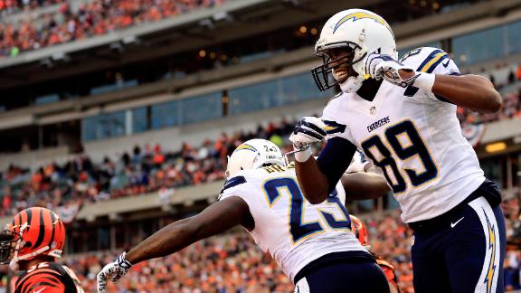 Chargers extend Bengals' playoff drought