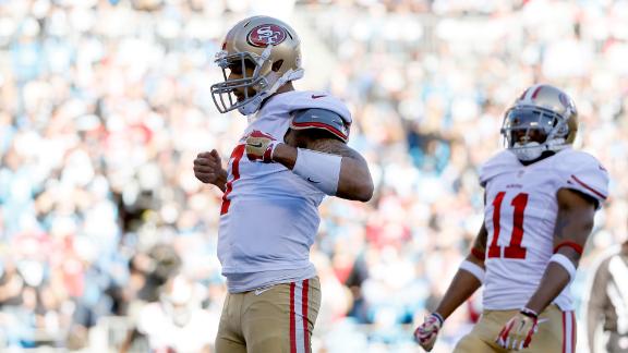 Kaepernick mocks Cam's 'Superman' pose