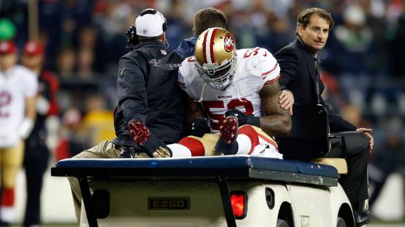 Harbaugh: Bowman faces 'grueling' rehab