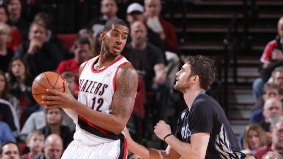 Blazers top Wolves, equal last season's wins