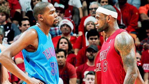 LeBron marvels: 'Nobody' can stop Durant