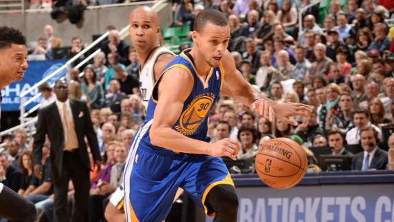 Curry scores 44 as Warriors rally vs. Jazz