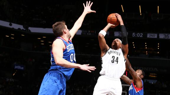 Nets hold off Sixers to stop 3-game slide