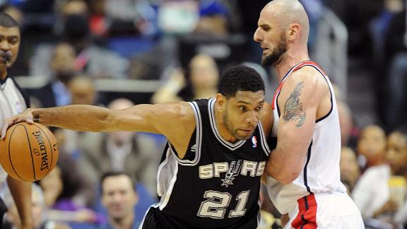Ailing Spurs without Parker, Duncan vs. Nets