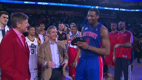 Pistons' Drummond takes Rising Stars MVP