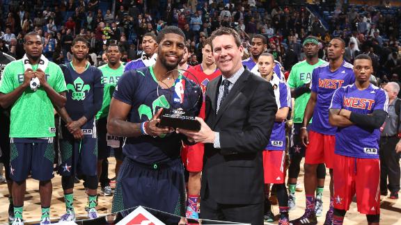 Cavs' Irving named NBA All-Star Game MVP