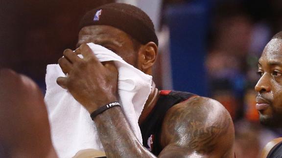LeBron misses practice, questionable vs. Bulls