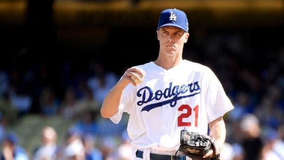 Greinke leaves first start with strained calf