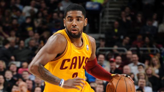 Irving gets 1st triple-double as Cavs top Jazz