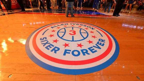 Final Answer: 76ers retire Iverson's number