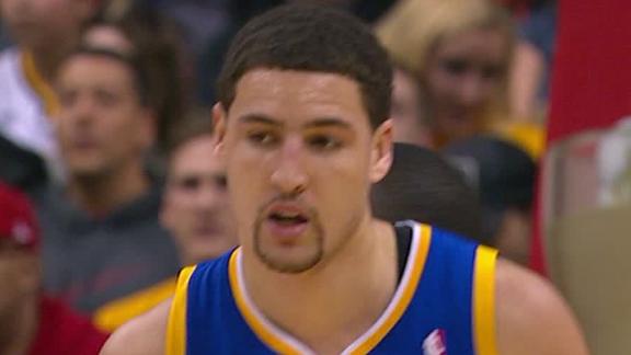 Warriors stun Pacers on Thompson's winner
