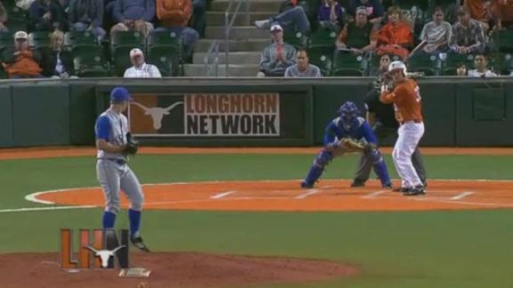 Texas Drops First Game of Kansas Series