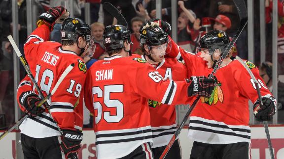 Kane leaves vs. Blues with lower-body injury