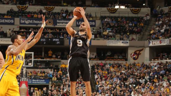 Spurs rout Pacers, extend win streak to 18