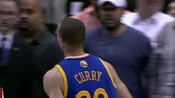 Curry's last-second shot in OT drops Mavs