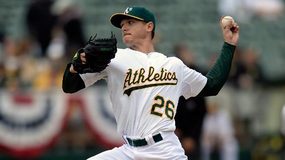 Kazmir sharp as A's take Game 1 vs. Indians