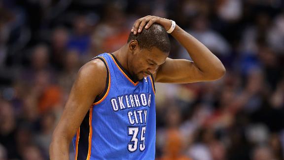 Durant surpasses MJ, but Suns sink Thunder
