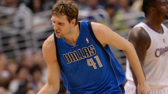 Dirk Nowitzki of Dallas Mavericks one of NBA's 12 all-time grea…