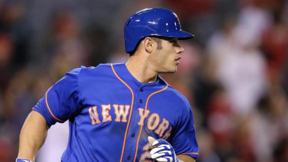 Mets beat Angels in 13th on Recker's HR