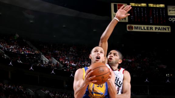 Blazers overcome Curry's 47, stop Warriors