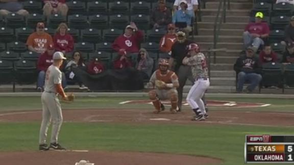 Texas Sweeps Weekend Series with Oklahoma