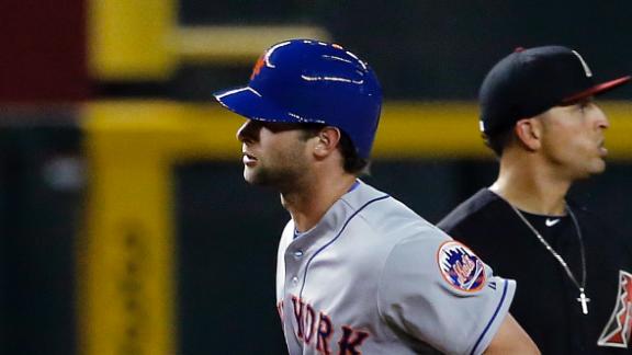 Nieuwenhuis debuts, helps Mets blast D-backs