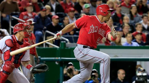Ibanez's 3-run double leads Angels by Nats
