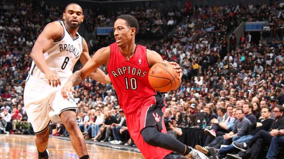 Raptors blow lead, but top Nets to tie series
